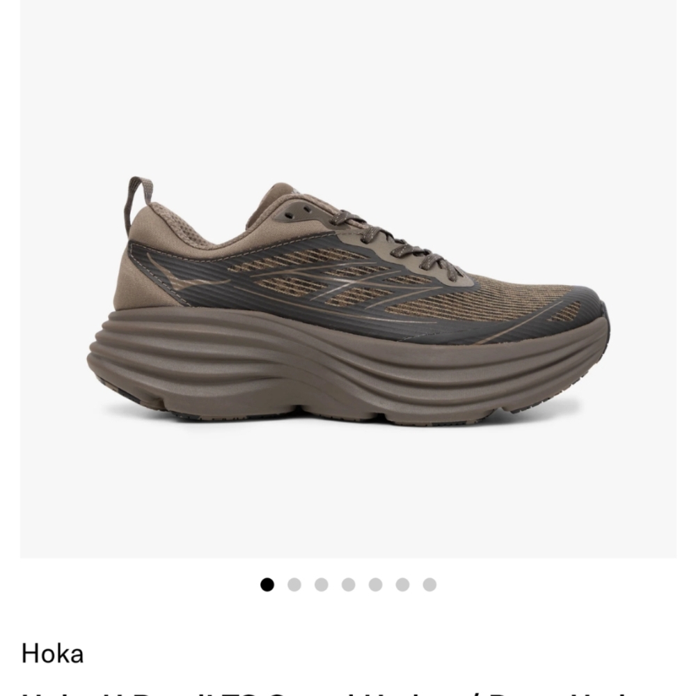 Hoka U Bondi TS Caged Umber / Deep Umber